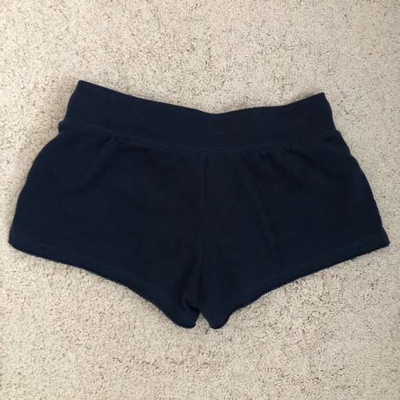 Aeropostale Logo Navy Sweat Shorts Size XS - Picture 2 of 5